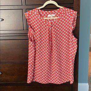 Loft sleeveless blouse